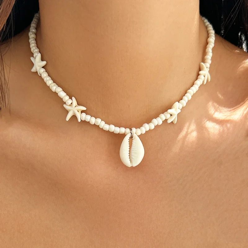 Starfish Choker Necklace for Women