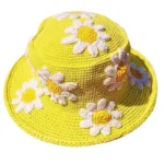 Daisy Crochet Bucket Hat